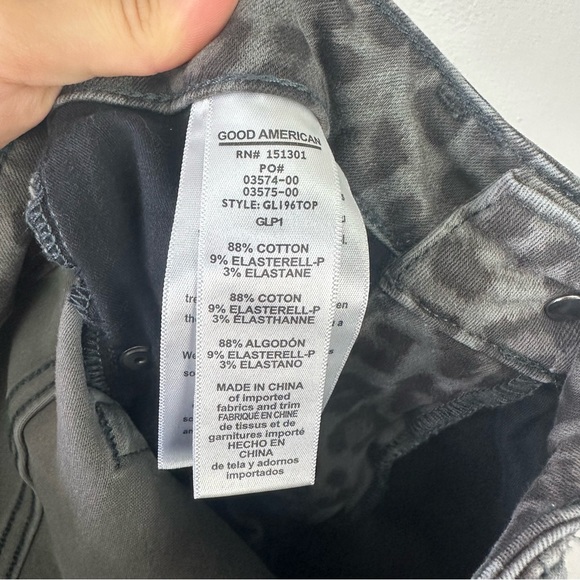 Good American Good Legs Animal Print Jeans - Picture 8 of 10